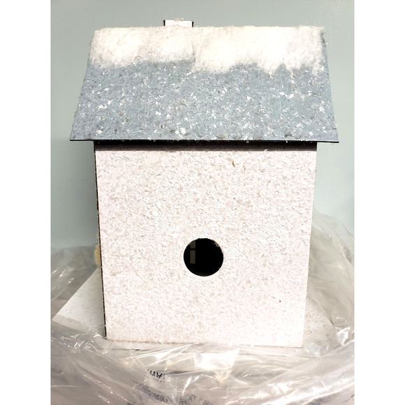 Holiday Village House Cody Foster Large 11" Putz Blue Mill Dog Sisal Trees - Picture 8 of 12